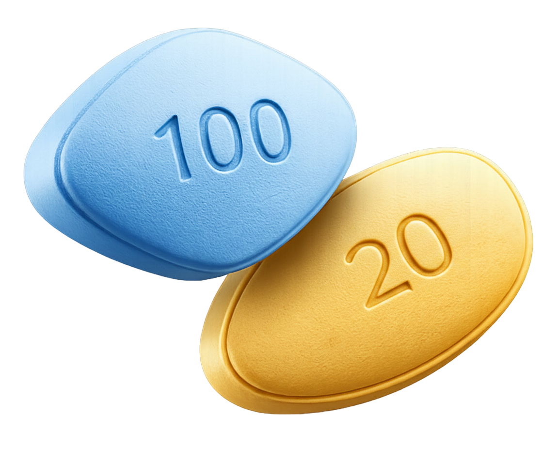 Sildenafil and tadalafil tablets