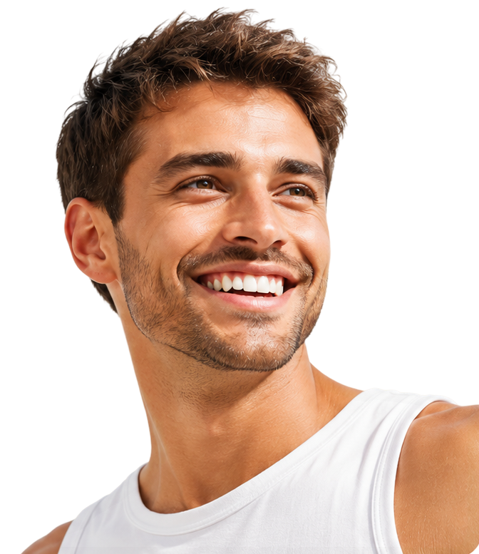 Man representing TRT vitality and confidence