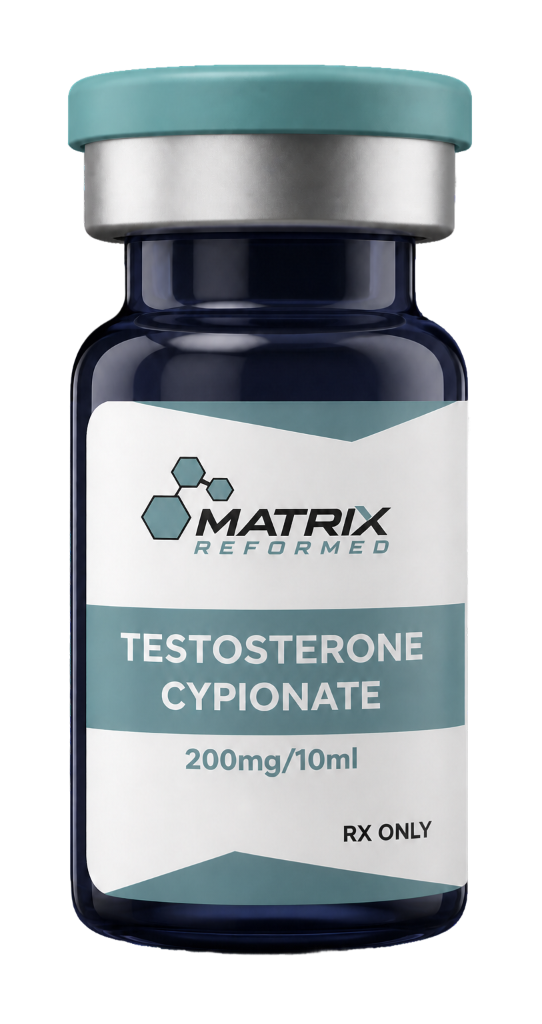 Matrix Testosterone Cypionate medical vial packaging